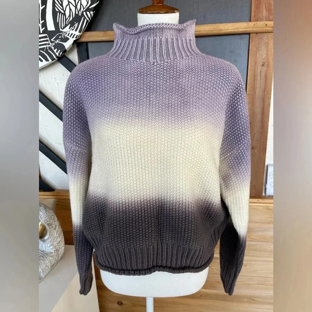 purple women’s sweater by she and sky size medium - Picture 5 of 10
